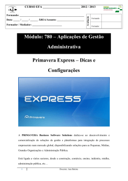 Dicas e Configura&ccedil;&otilde;es