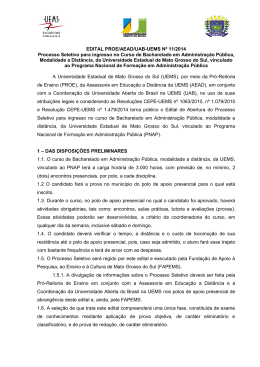 Edital PROE/AEAD/UAB