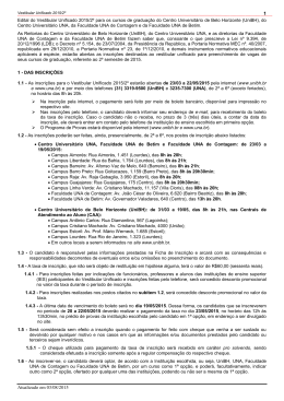 Edital Una - Vou pra faculdade