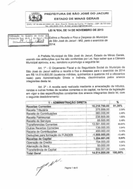 PREFEITURA DE s&atilde;o .mais DD aActiFti ESTADO DE MINAS GERAIS