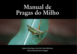 Manual de Pragas do Milho