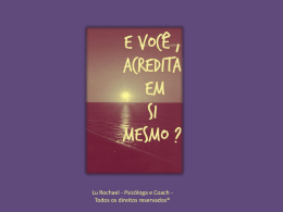 Lu Rochael - Psicóloga e Coach - Todos os direitos