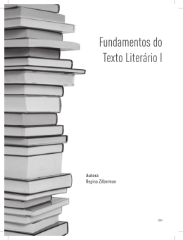 Fundamentos do Texto Literário I