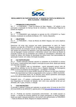 Edital FEMUSESC 2013
