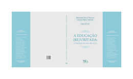 A EDUCA&Ccedil;&Atilde;O (RE)VISITADA: