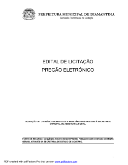 prefeitura municipal de diamantina