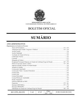 julho - Universidade Federal de Pernambuco