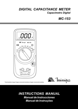 digital capacitance meter instructions manual mc-153