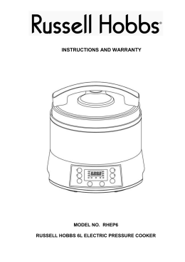 INSTRUCTIONS AND WARRANTY