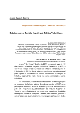 Imprimindo - Revista SÍNTESE Direito Administrativo