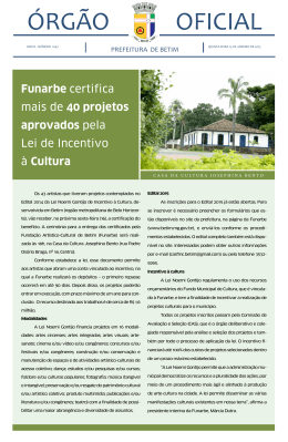 Funarbe certifica mais de 40 projetos aprovados pela Lei de