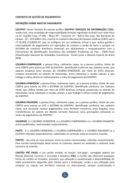 EASYPAY: Nome fantasia da pessoa jur&iacute;dica EASYPAY SER