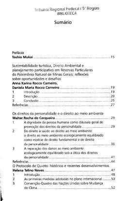 Direito e meio ambiente