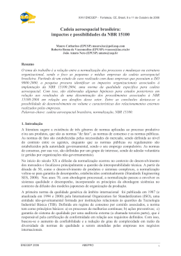 impactos e possibilidades da NBR 15100