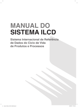 Manual ILCD - Avaliação do Ciclo da Vida