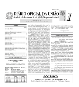 Sumário Atos do Poder Judiciário Atos do Poder