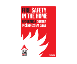 Fire safety in the home - Portuguese version