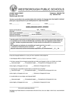 : CH - Westborough Public Schools
