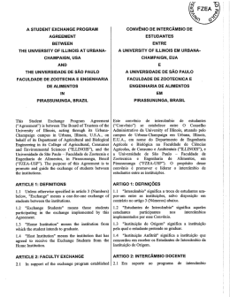 a student exchange program agreement between the university of