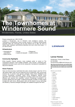 The Townhomes at Windermere Sound