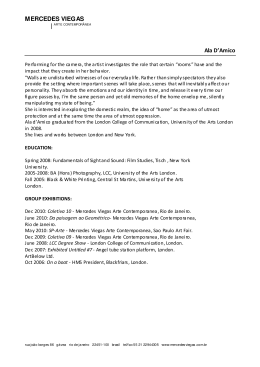 curriculum - Mercedes Viegas