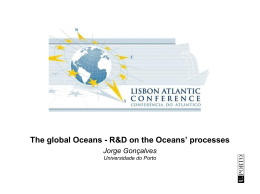 The global Oceans - R&D on the Oceans` processes