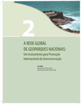 A Rede Global de Geoparques Nacionais: Um Instrumento