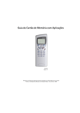 Guia do Cart&atilde;o de Mem&oacute;ria com Aplica&ccedil;&otilde;es