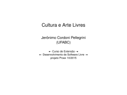 Cultura e Arte Livres