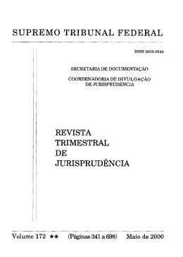 SUPREMO TRIBUNAL FEDERAL
