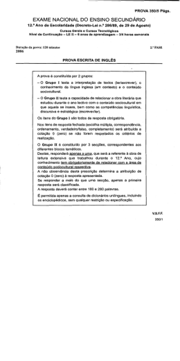 PRovA 35015 P&acirc;gs.