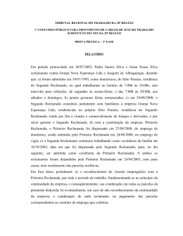 tribunal regional do trabalho da 20ª região