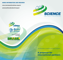 The Brazilian - Ciência sem fronteiras