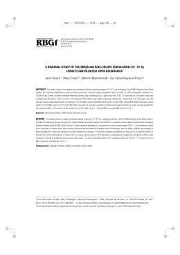 A REGIONAL STUDY OF THE BRAZILIAN SHELF/SLOPE