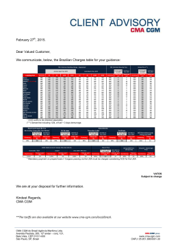 February 27th, 2015. Dear Valued Customer, We