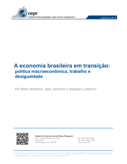 The Brazilian Economy in Transition: Macroeconomic Policy, Labor