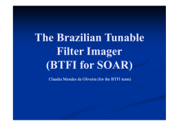 The Brazilian Tunable Filter Imager (BTFI for SOAR) (BTFI for SOAR
