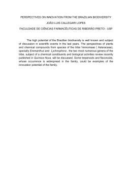 perspectives on innovation from the brazilian biodiversity