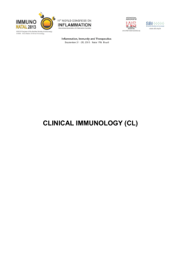 CLINICAL IMMUNOLOGY (CL)