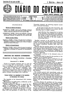 Decretos-Lei n.º 40200 e 40201