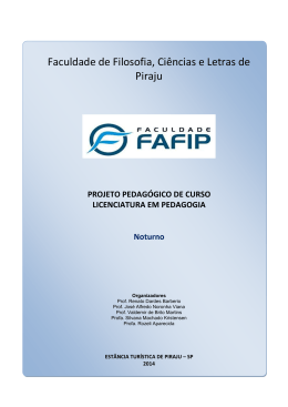 realizar - Faculdade de Filosofia, Ci&ecirc;ncias e Letras de