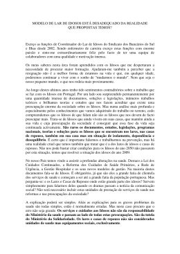 RUI FONTES Modelo de lares de idosos est&Atilde;