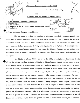10 0 Ultramar Portugu&ecirc;s no s&eacute;culo XVIII Pelo Prof. Silva Rego III O