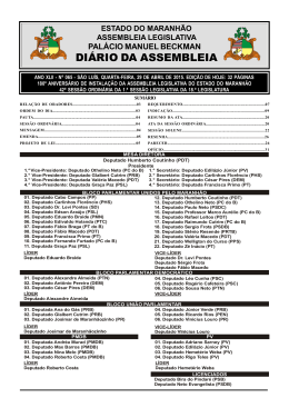 Di&aacute;rio n&ordm; 065 29/04/2015 - Assembleia Legislativa do Estado do