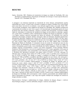 RESUMO - Ecologia e Conserva&ccedil;&atilde;o de Recursos Naturais