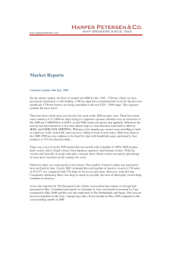 Market Reports - Harper Petersen & Co
