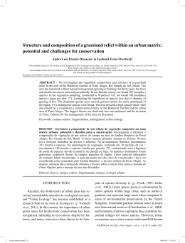 DRESSENO, A.L.P. & OVERBECK, G.E. Structure and composition