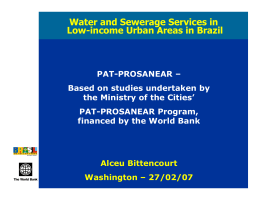 Water and Sewerage Services in Low