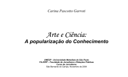 arte e ciencia - Associa&ccedil;&atilde;o Brasileira de Centros e Museus de