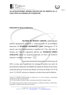 Petição ao Juízo de Itajubá/MG